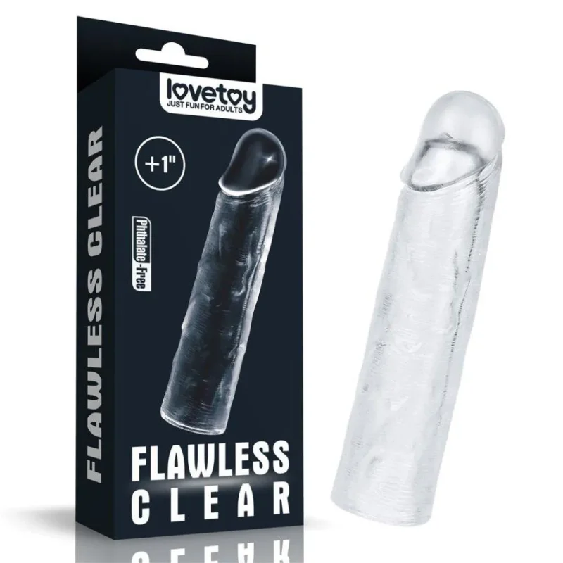 1 clear penis sleeve