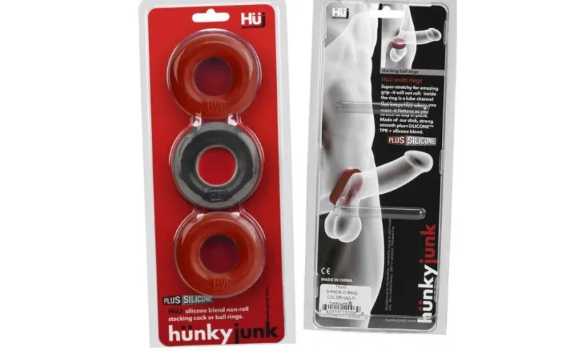 3 piece cockings set by hunkyjunk red charcoal ice