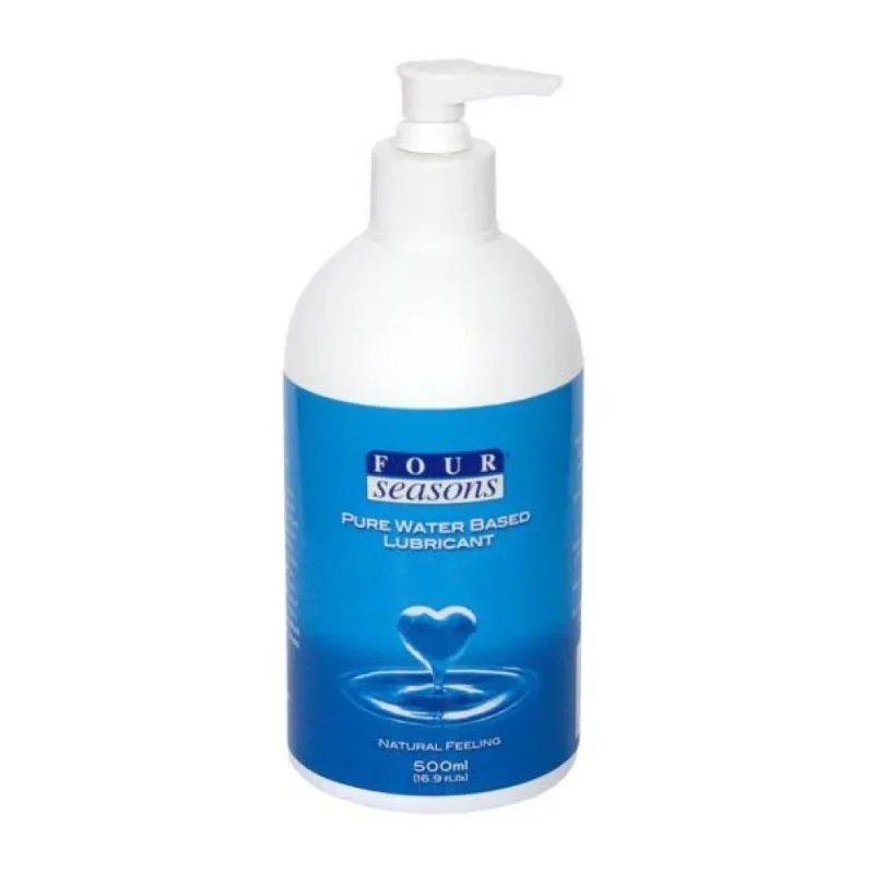 4 seasons water based lubricant 500ml pump bottle