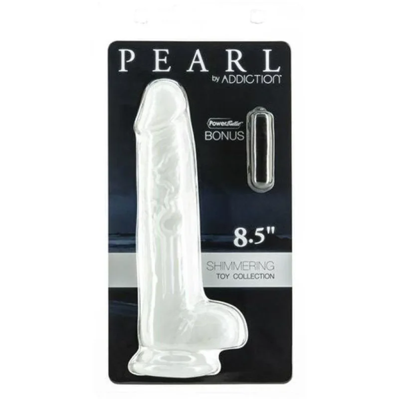 8 5in pearl white dildo elegant design