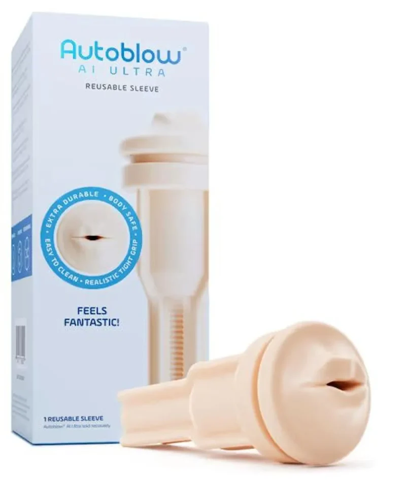 autoblow ai ultra beige mouth sleeve