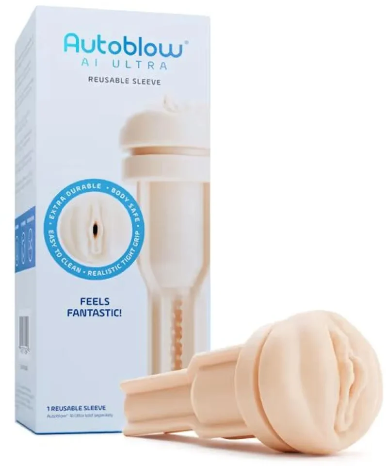 autoblow ai ultra beige vagina sleeve