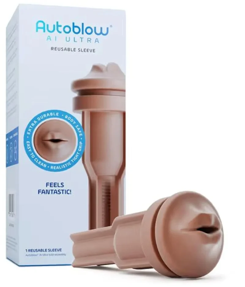 autoblow ai ultra brown mouth sleeve