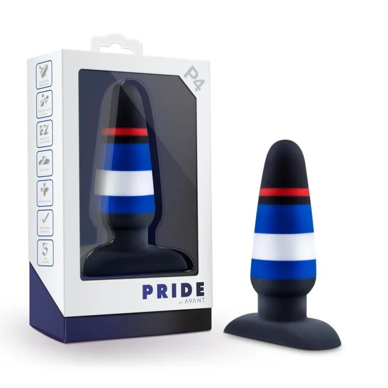 avant pride p4 power play silicone anal plug