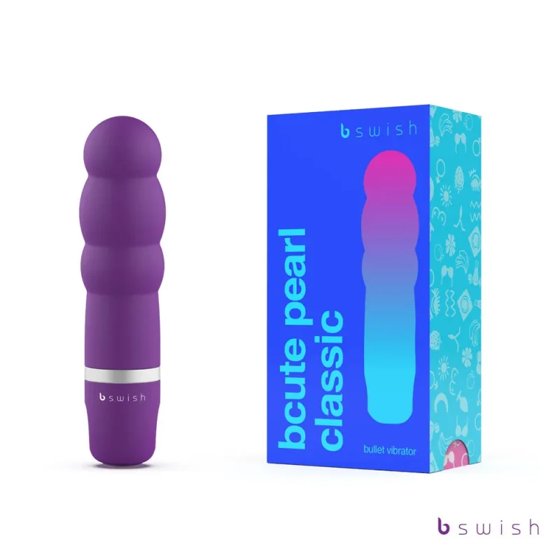 bcute pearl classic 10cm purple bullet vibrator