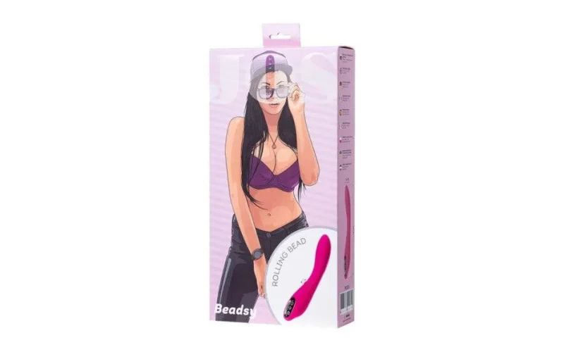 beadsy rolling vibrator for intense pleasure