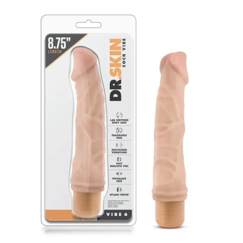 beige vibrating cock ring 8 5 x 6 dr skin cock vibe