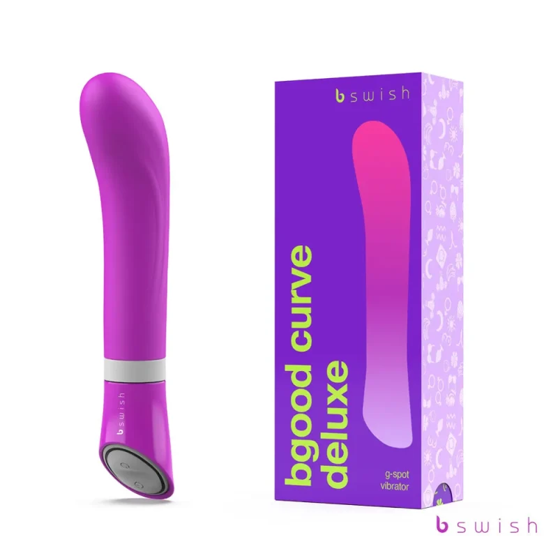 bgood curve deluxe vibrator 19 3cm violet