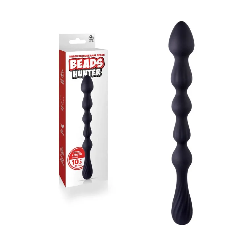 black 26 7 cm anal beads for pleasure