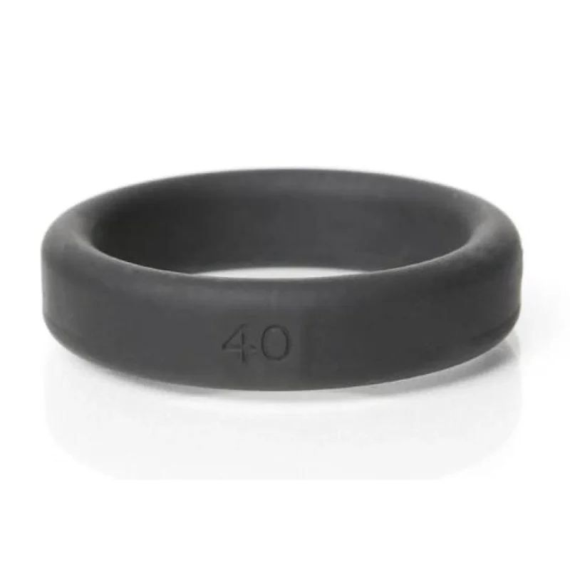 black 40mm silicone boneyard ring