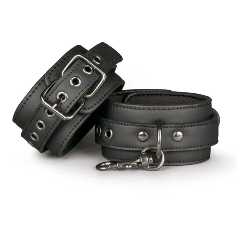 black ankle cuffs