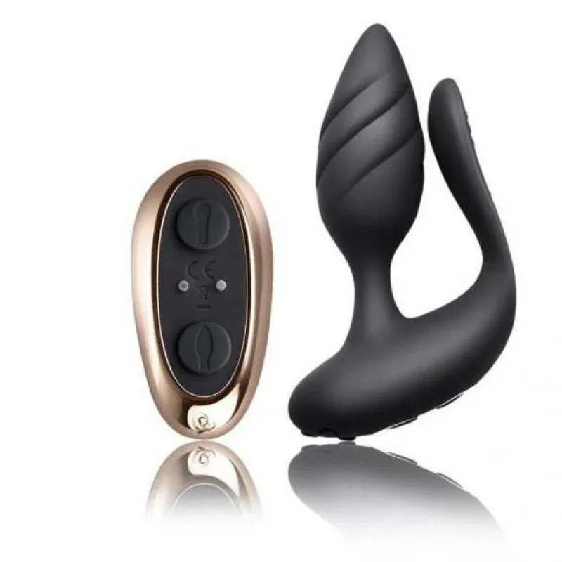 black cocktail dual stimulator