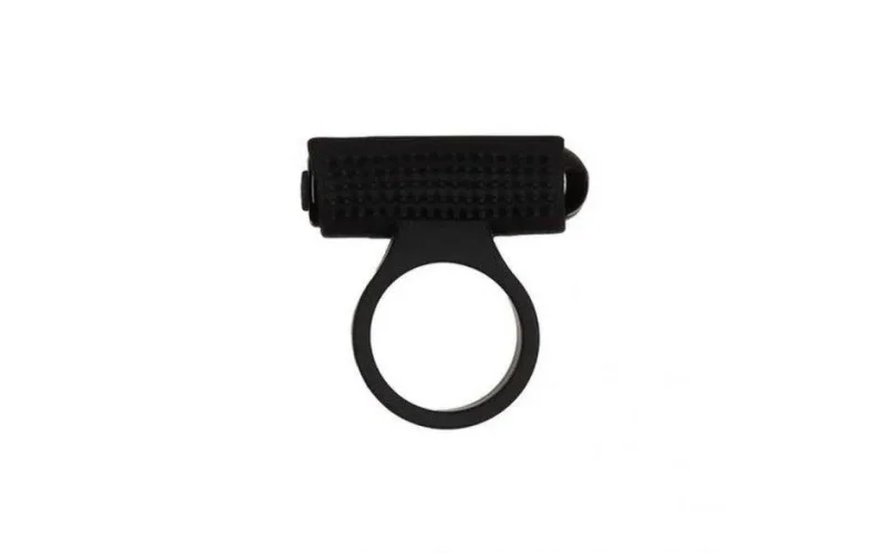 black cosmic power bullet cock ring w vibrating bullet