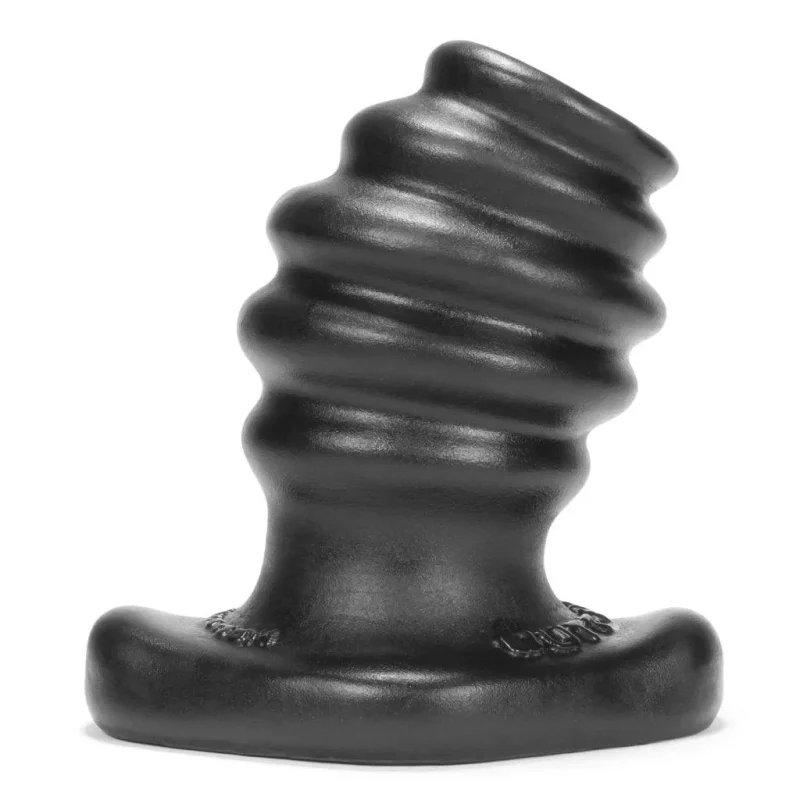 black medium hollow butt plug