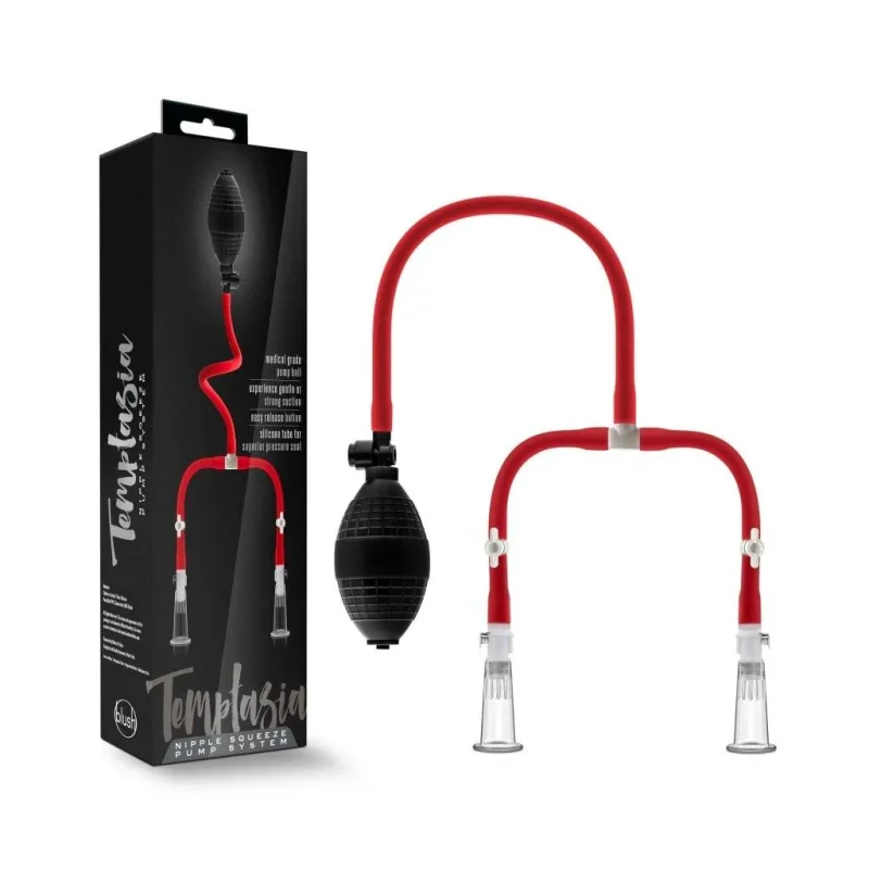 black nipple squeeze pump system by temptasia