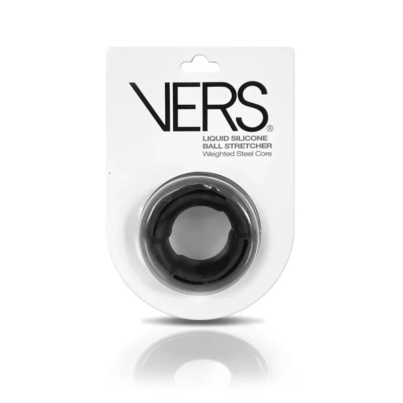 black steel core vers liquid silicone ball stretcher ring