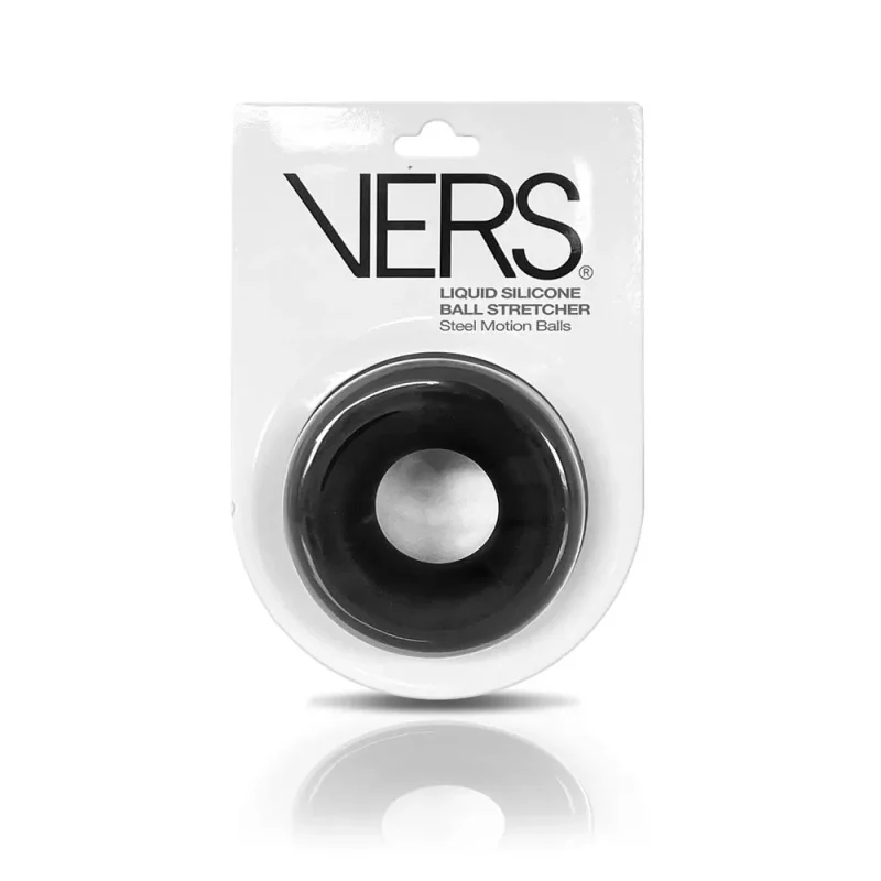 black steel motion ball stretcher with liquid silicone ring