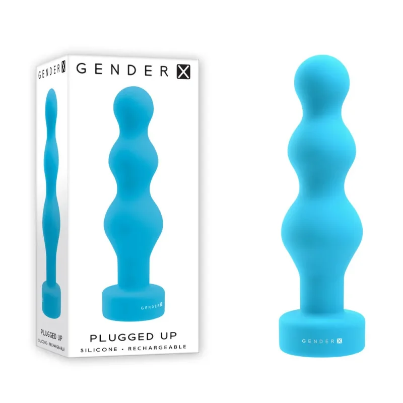 blue 13 6cm usb rechargeable butt plug gender