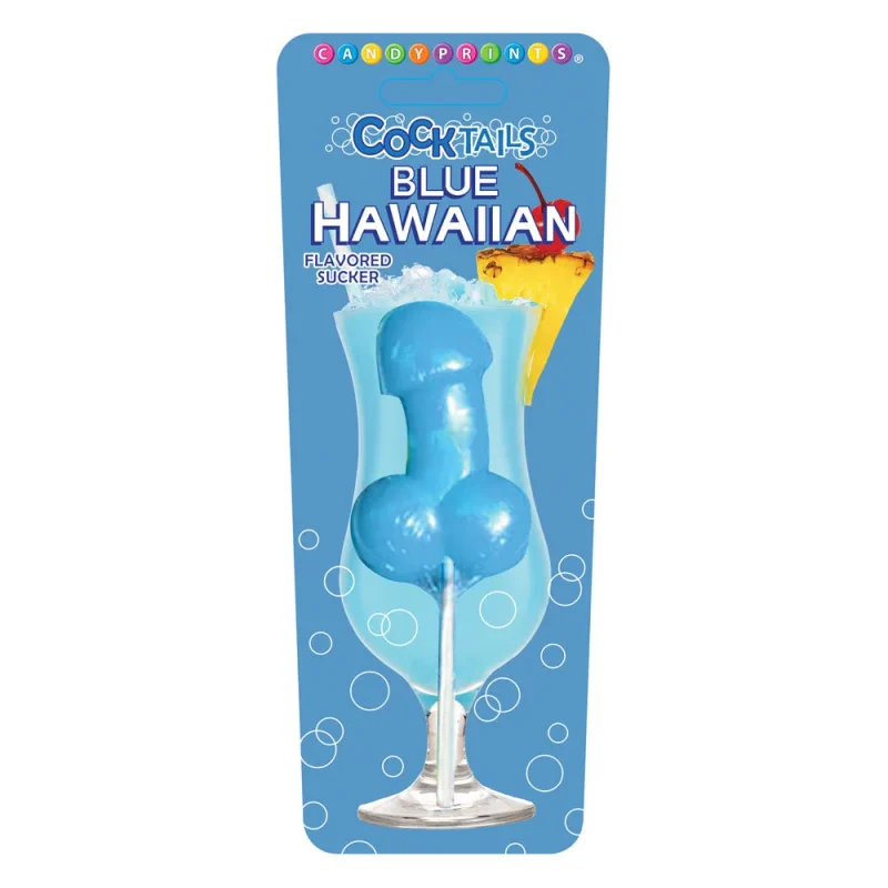 blue hawaiian cocktail suckers tropical flavor lollipops