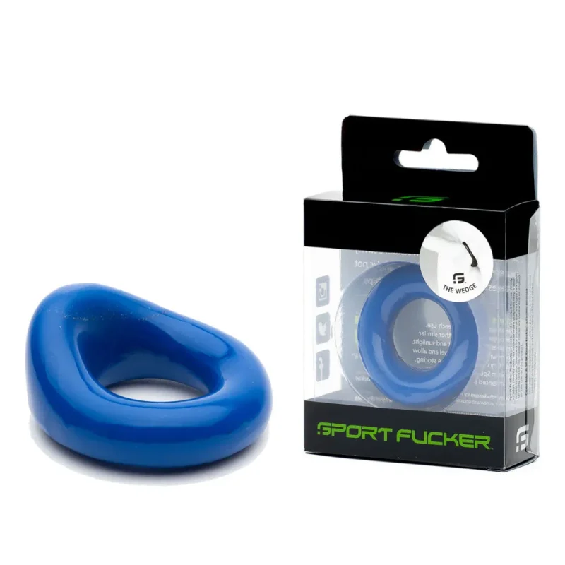 blue sport wedge cock ring