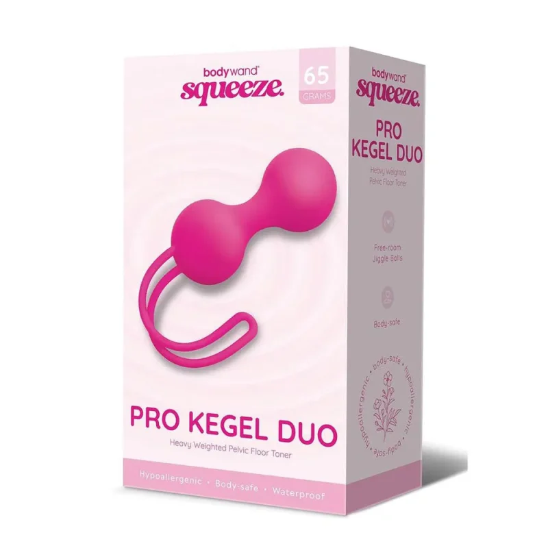 bodywand squeeze pro kegel duo pink 65g kegel balls