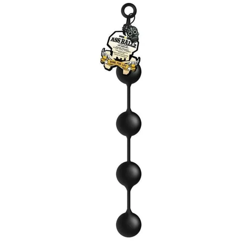 boneyard ass ballz xl 52cm black anal balls