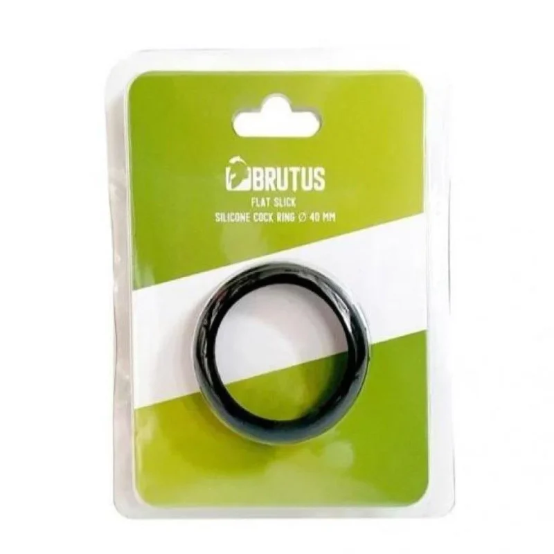 brutus 40mm flat slick cock ring