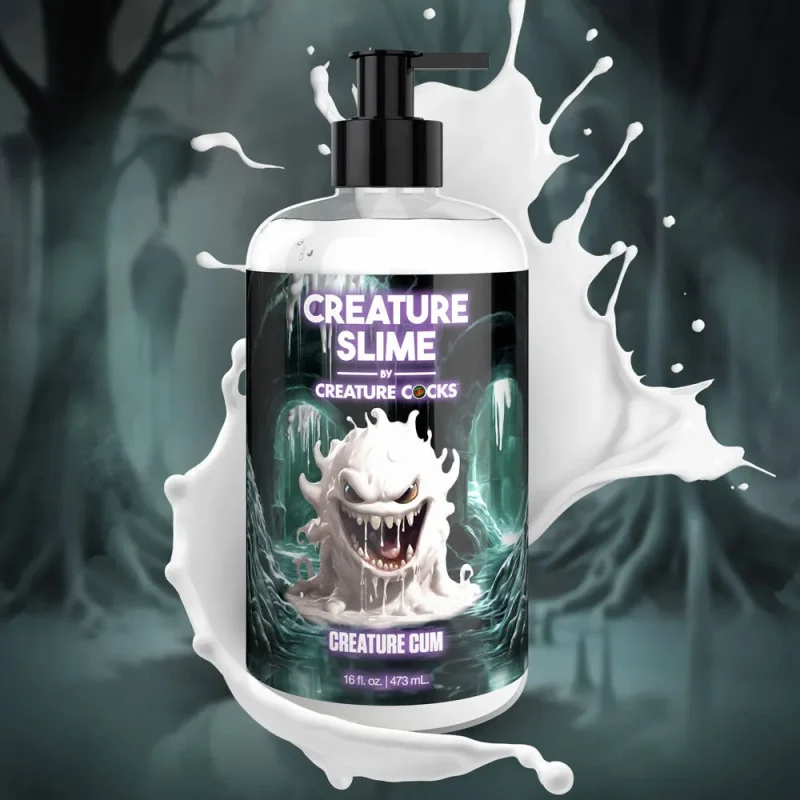 creature cum lube 473ml pump bottle creature cocks