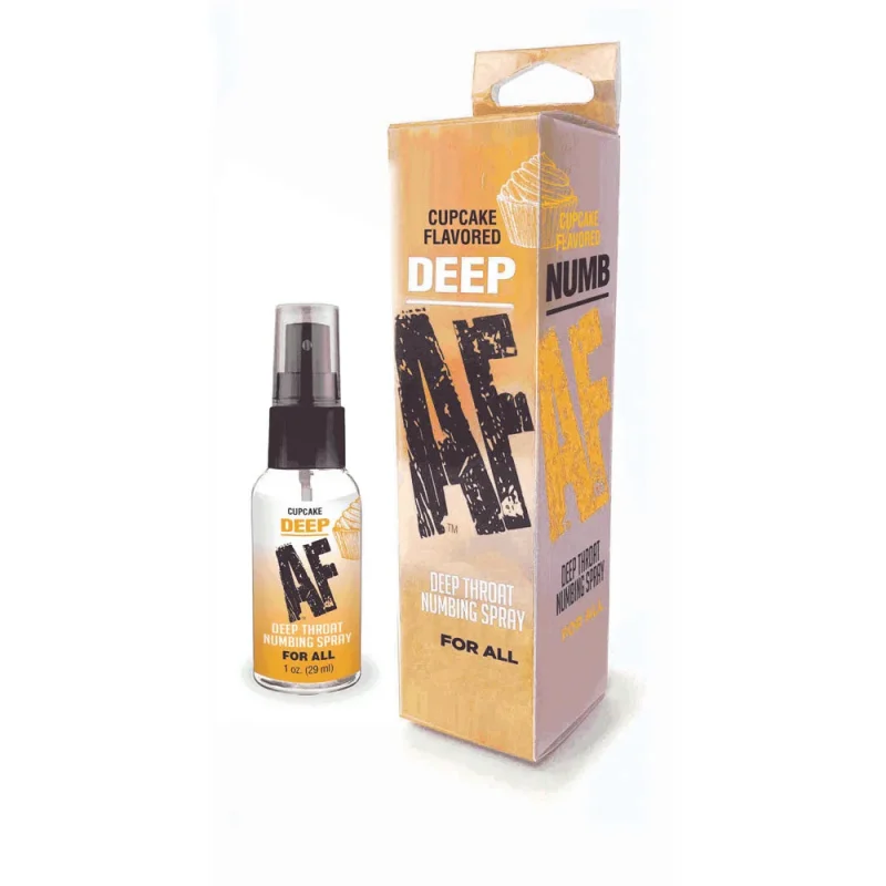 cupcake flavored deep throat spray 29ml deep af