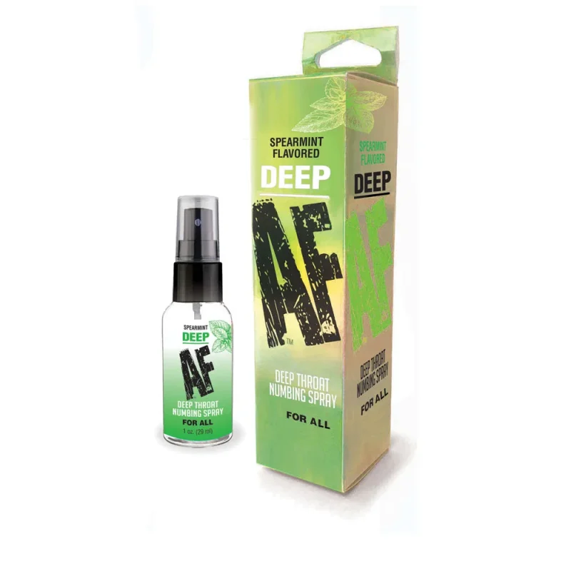 deep af mint throat spray 29 ml enhanced throat cooling