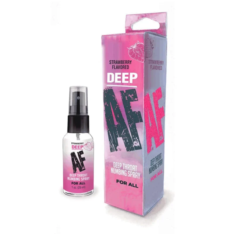 deep throat strawberry spray 29ml intense throat soothing