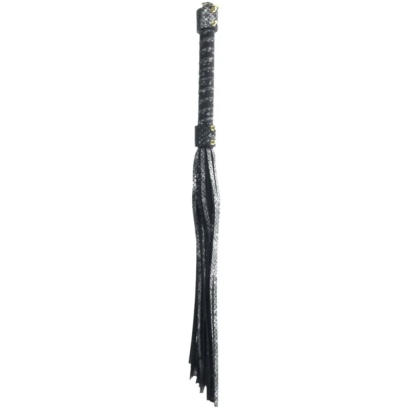 florence collection black flogger whip ouch