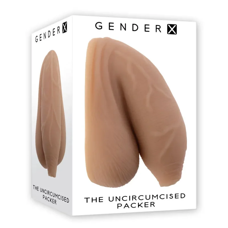 gender x tan 11 5 cm uncircumcised packer medium