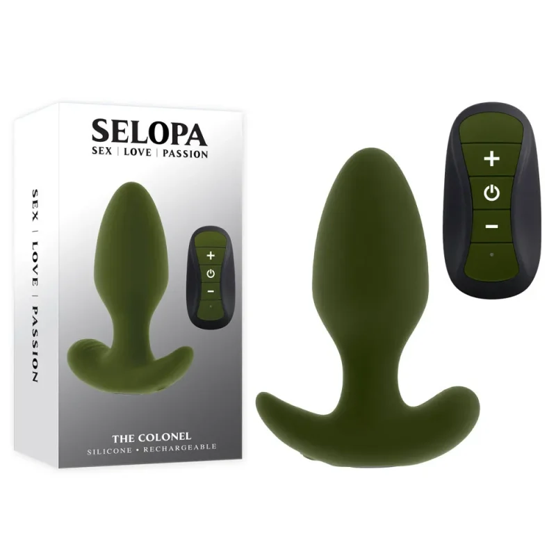 green 10 1cm usb rechargeable vibrating butt plug with wireless remote