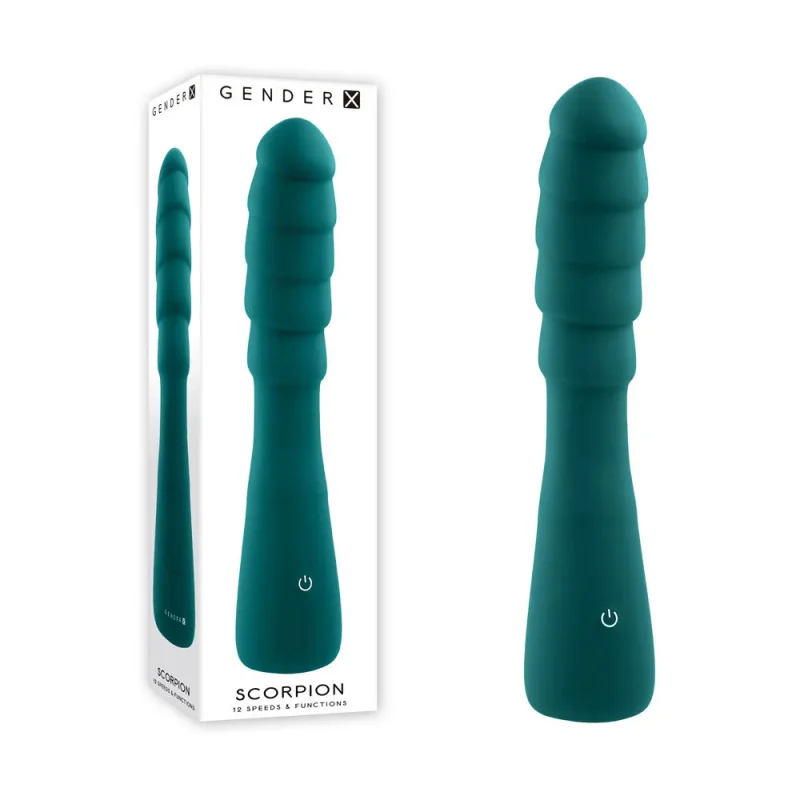 green scorpion 21 2cm usb rechargeable vibrator for gender