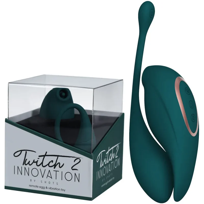 green us rechargeable vibrator with remote egg twitch 2