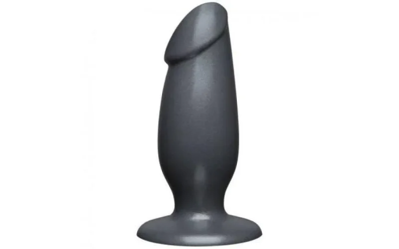 gun metal anal plug for men