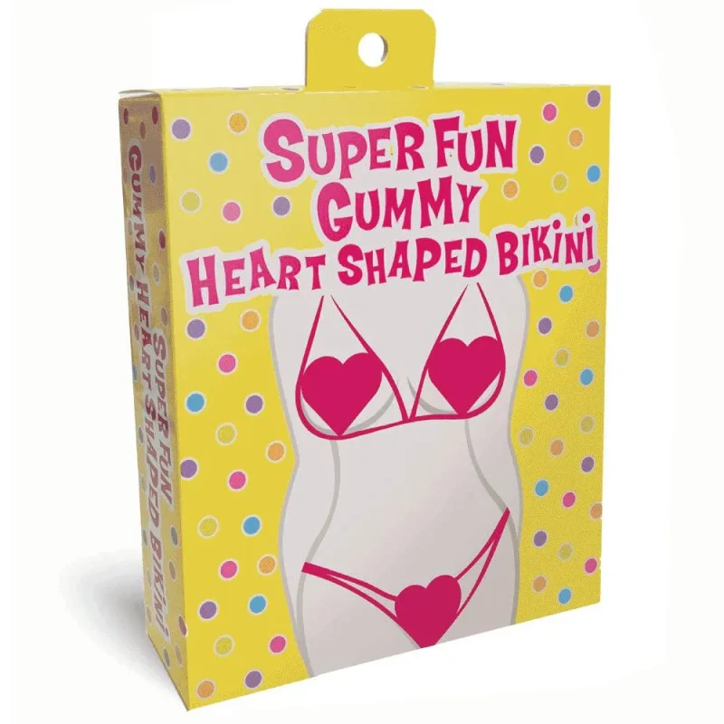 heart shaped gummy bikini fun treats