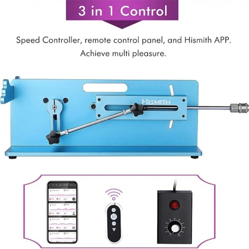 hismith 2 0 pro tabletop sex machine blue app remote 3 in 1 control