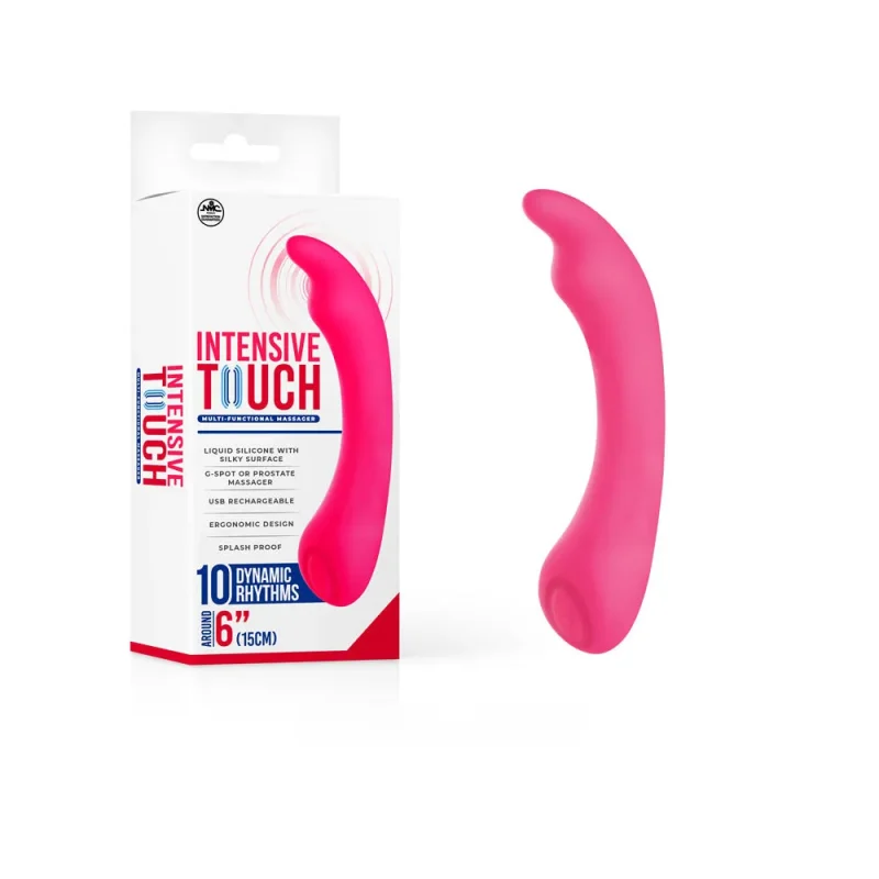 intensive touch pink vibrator 15cm usb rechargeable