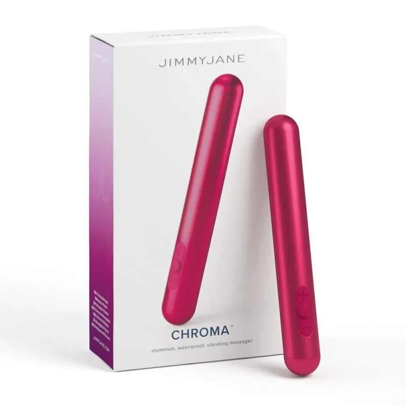 jimmyjane chroma pink 14cm usb bullet vibrator