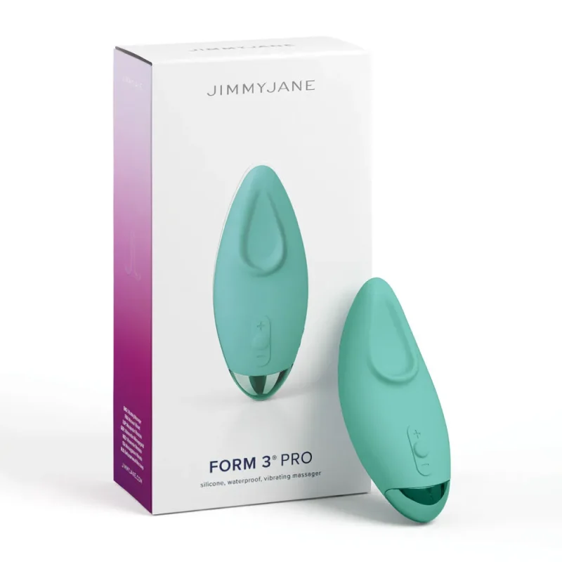 jimmyjane form 3 pro teal premium rechargeable vibrator