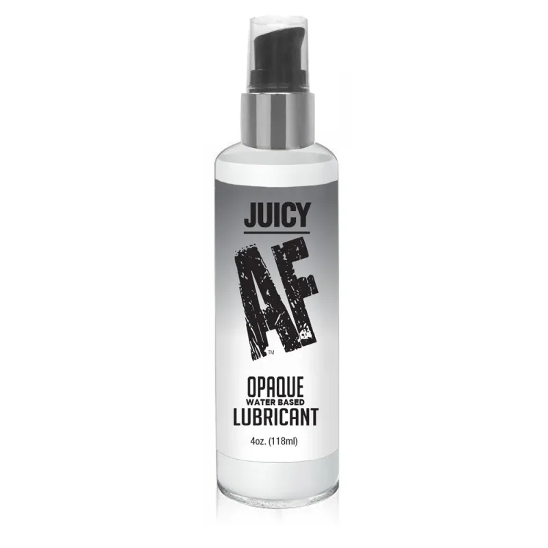 juicy af water based opaque lubricant 118ml