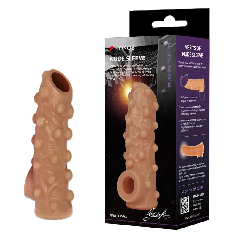 kokos nude 3 sleeve realistic penis