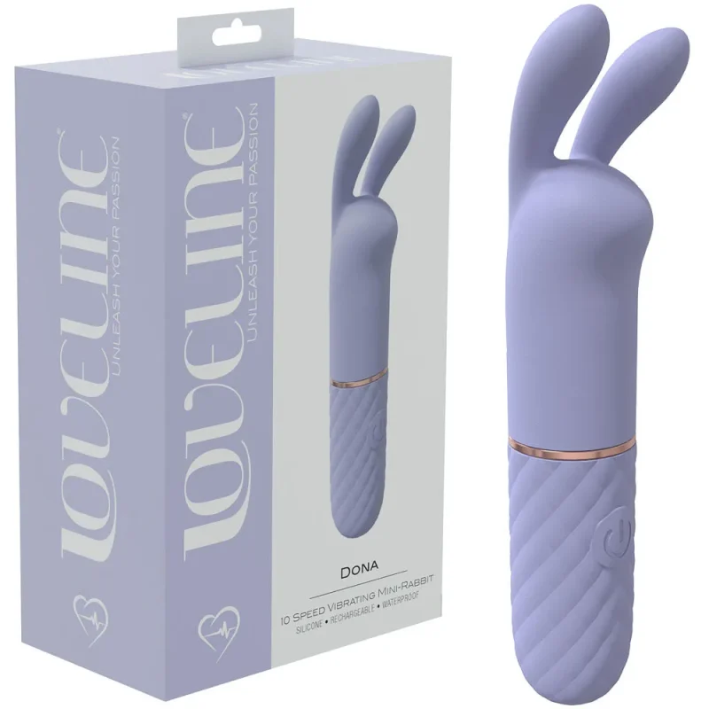 lavender usb rechargeable mini vibrator 11cm