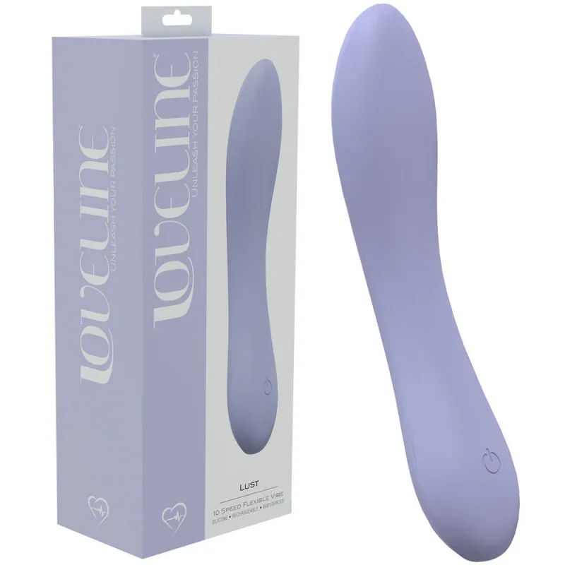 lavender usb rechargeable vibrator 17cm