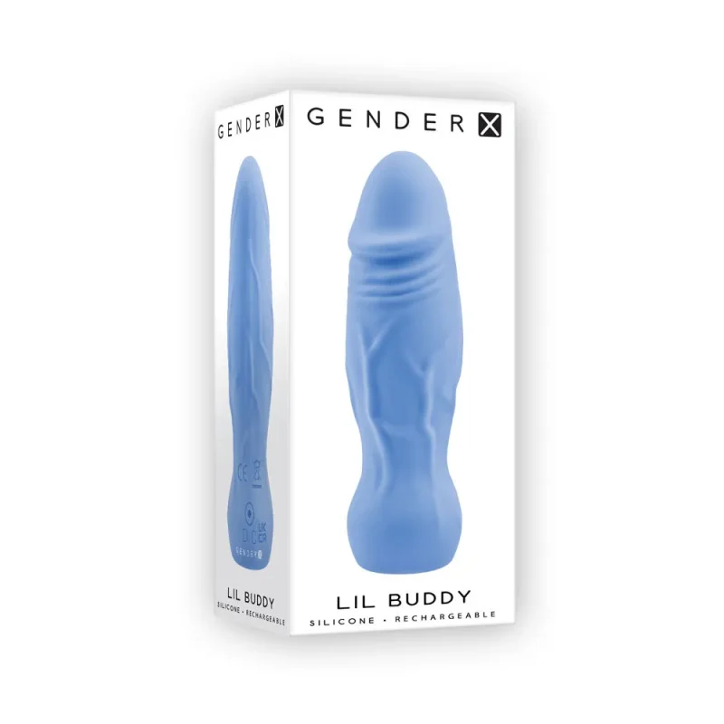 light blue 10 1cm usb rechargeable mini vibrator lil buddy