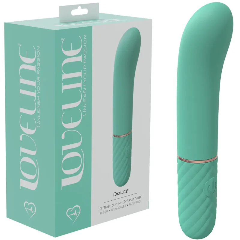 loveline dulce 12cm green usb rechargeable vibrator