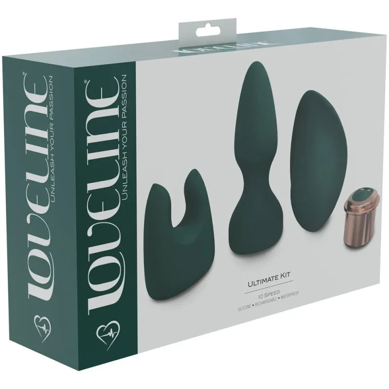 loveline green usb rechargeable kit ultimate 3 piece set