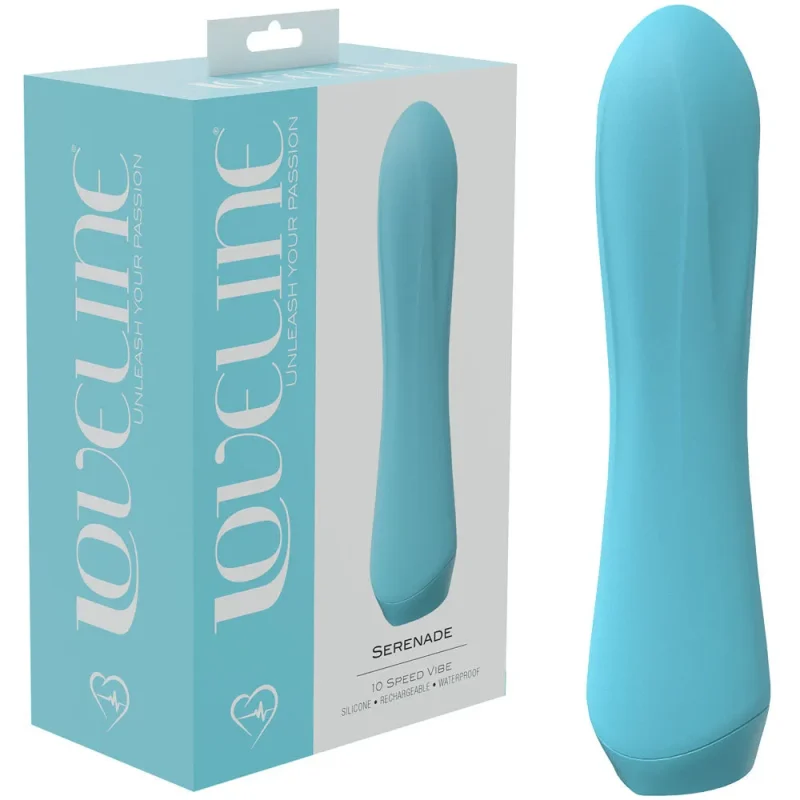 loveline serenade blue 13 5cm usb rechargeable vibrator